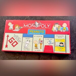 2002 NEW SEALED Monopoly Peanuts Collector’s Edition Game